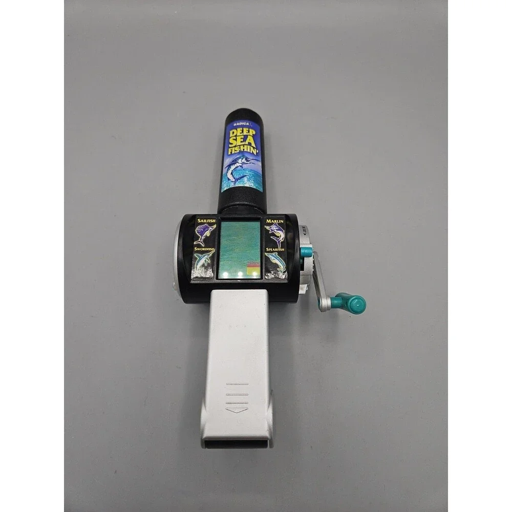 Radica Deep Sea Fishin' Handheld Electronic Fishing Game 1997 Tested/Working